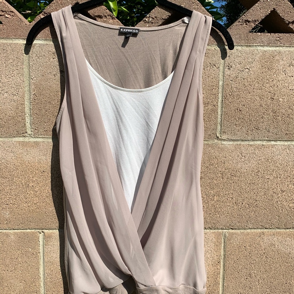 Express Overlap Tank Top